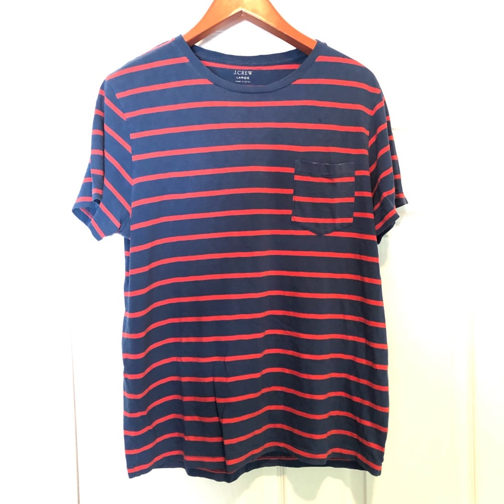 J. Crew Nautical Stripe T Shirt